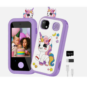 Toy Smart Phone Unicorn Touchscreen Camera Video Music Games Rechargeable Gifts